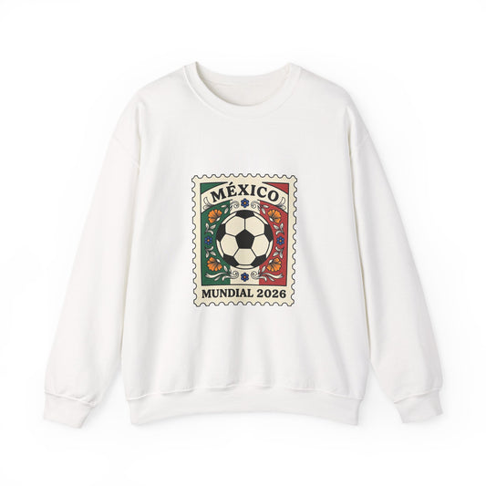Mexico Mundial 2026 Soccer Stamp Sweatshirt | Country Pride, Football Fanwear