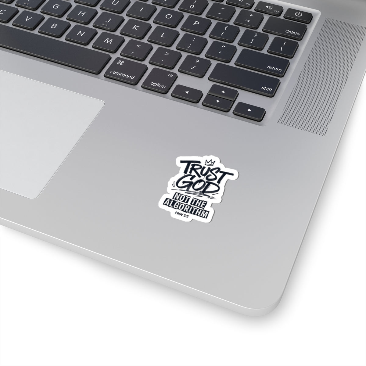 Trust God Not the Algorithm Sticker | Christian Streetwear, Graffiti Script