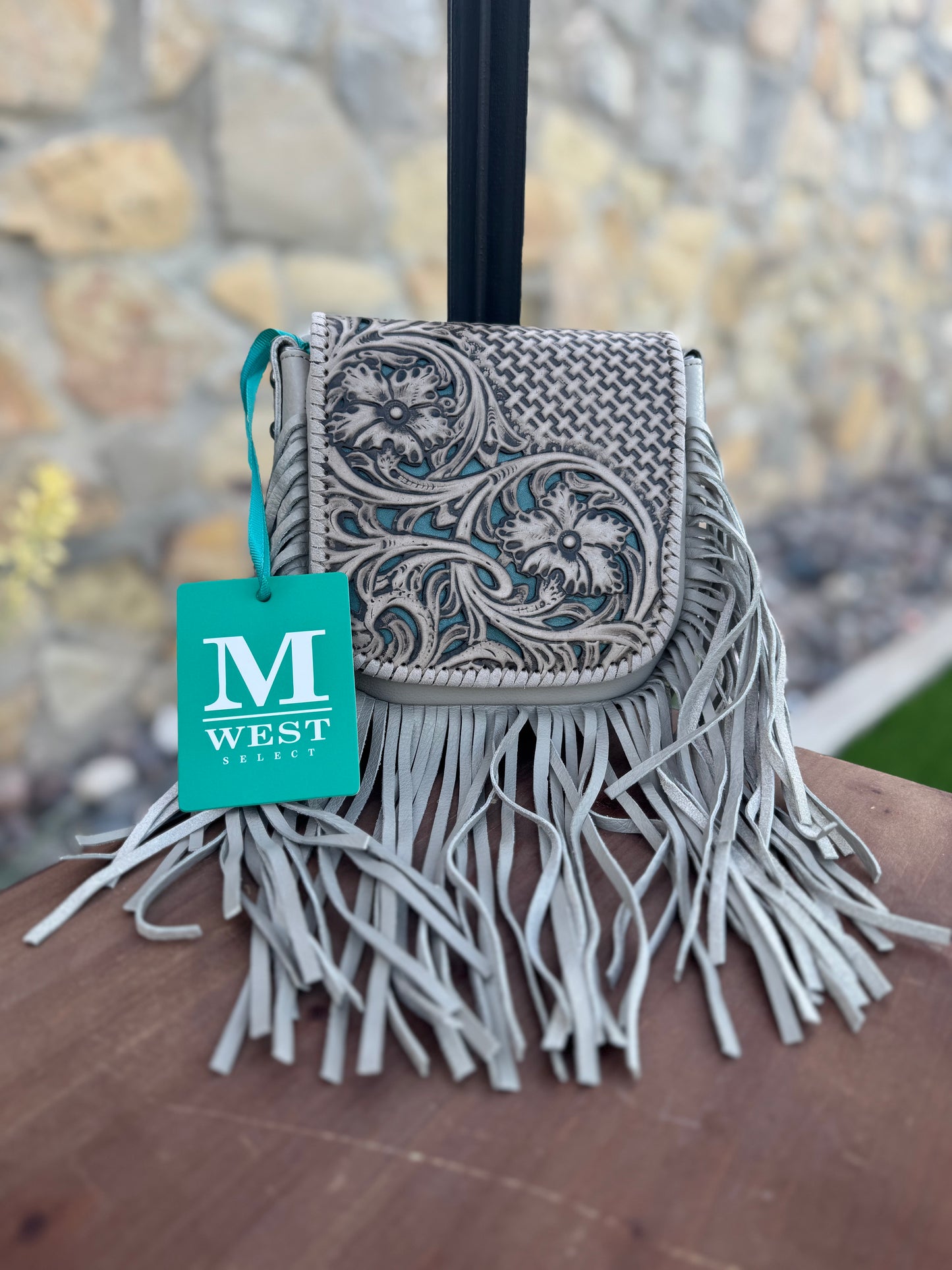 Montana West Fringe Leather Handbag